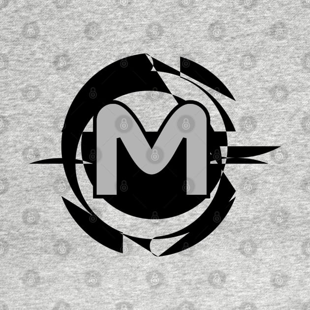 Futuristic Modern Letter M by DepicSpirit